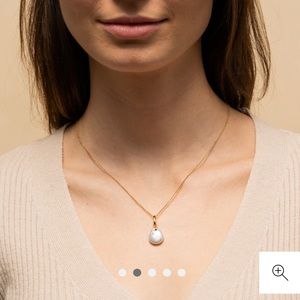 Mejuri Organic Pearl Necklace
